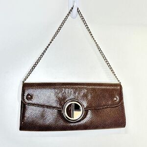 Rampage Women’s Clutch Bag‎ in Brown With Chain Medium Bag